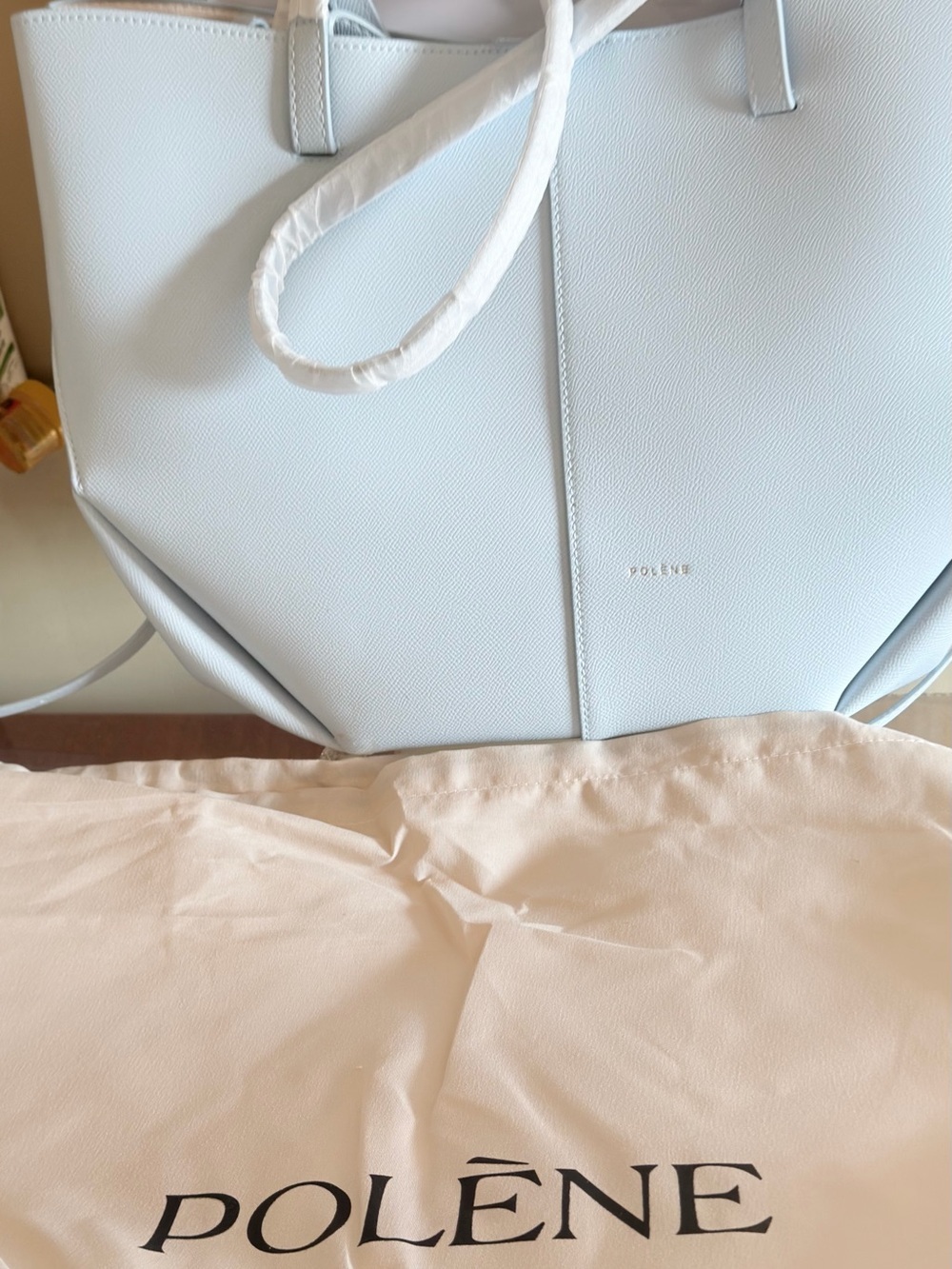 Pyrène Tote Bag in Light Blue - Picture 7 of 12